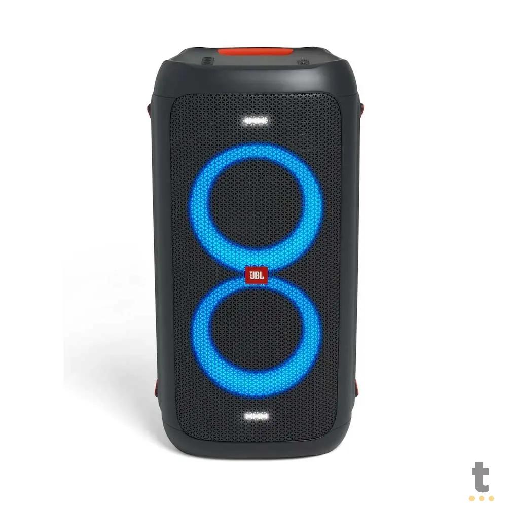 Caixa De Som Portátil Bluetooth Jbl PartyBox 100 60w Preta - JBLPARTYBOX100BR Truedata