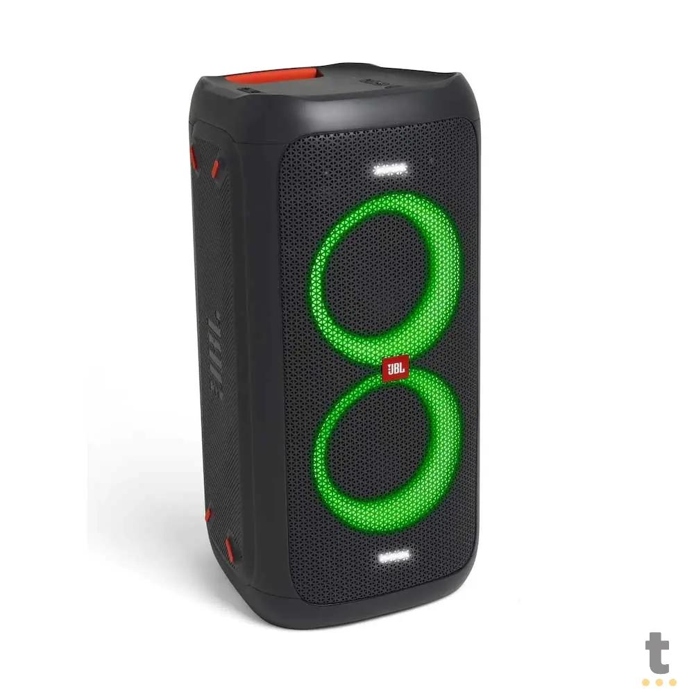 Caixa De Som Portátil Bluetooth Jbl PartyBox 100 60w Preta - JBLPARTYBOX100BR Truedata