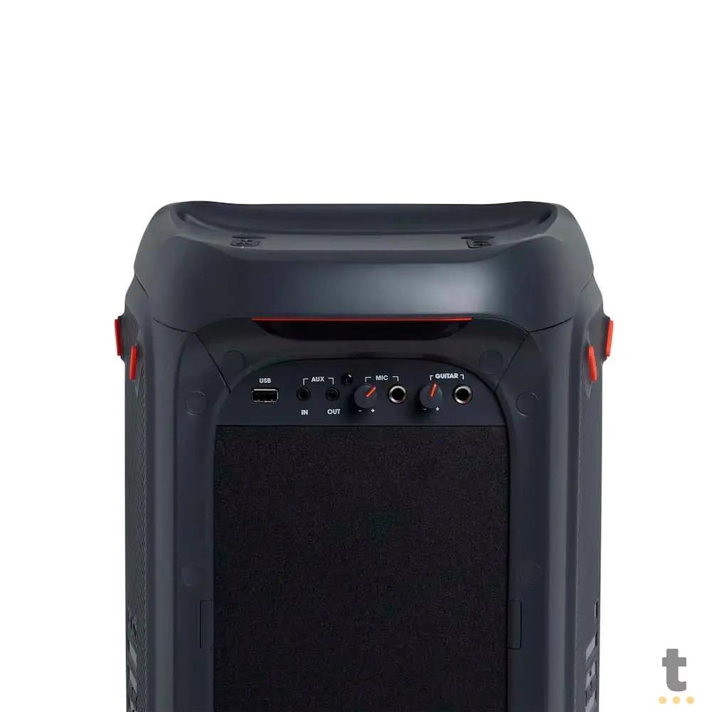 Caixa De Som Portátil Bluetooth Jbl PartyBox 100 60w Preta - JBLPARTYBOX100BR Truedata