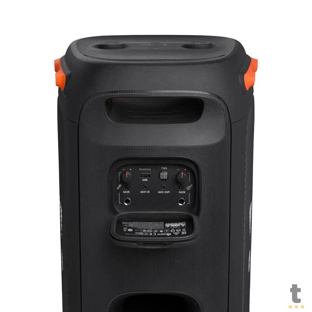 Caixa De Som Portátil Bluetooth Jbl PartyBox 110 160w Preta - JBLPARTYBOX110BR Truedata