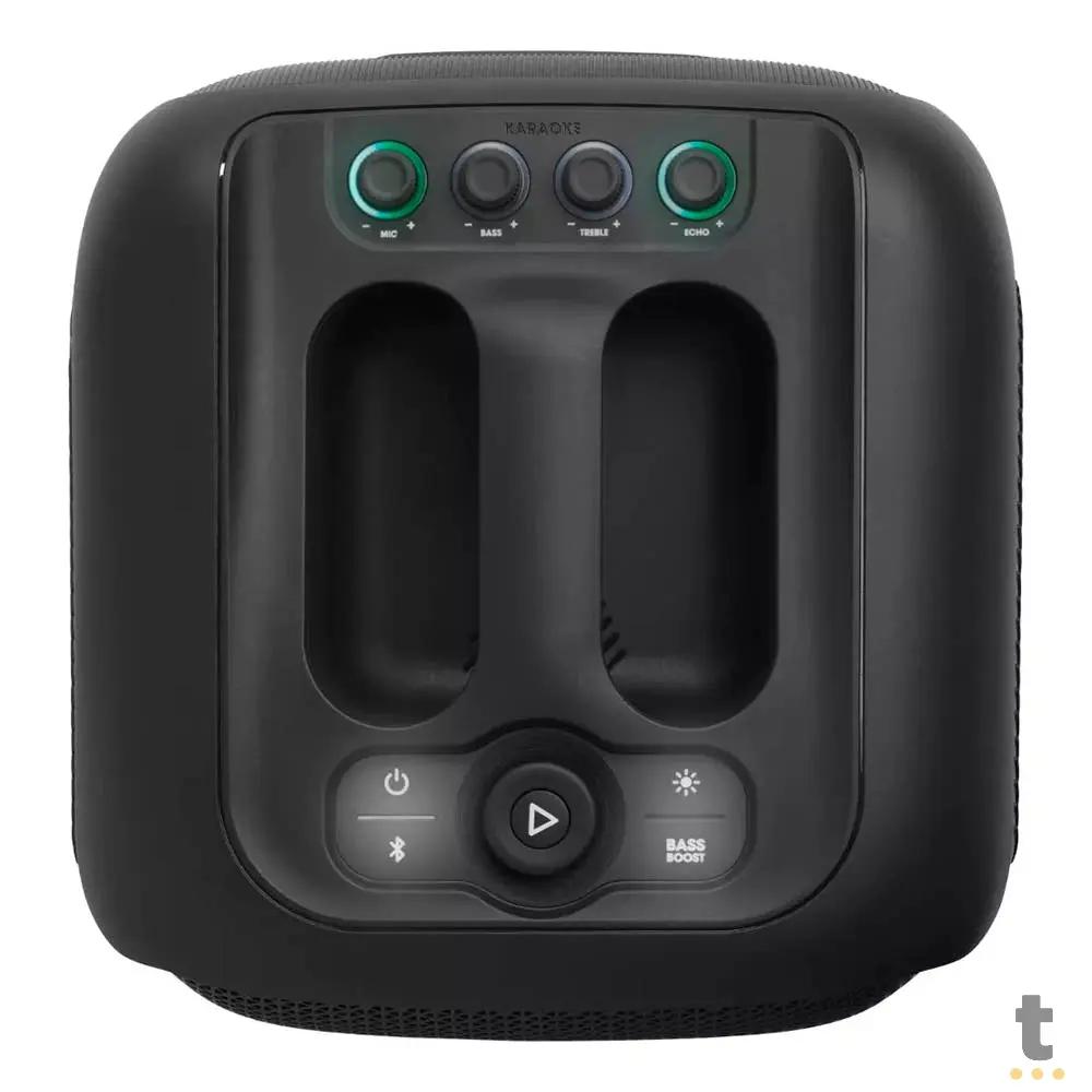 Caixa De Som Portátil Bluetooth Jbl PartyBox Encore C/ 2 Microfones Preta Truedata