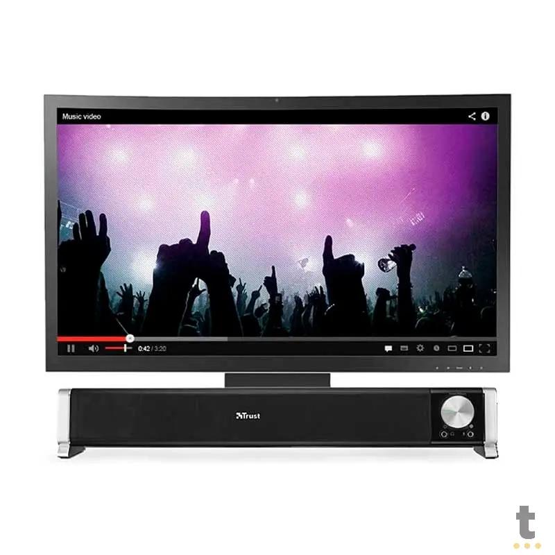 Caixa De Som Soundbar Gamer Trust GXT 618 12W USB P2 - 21046 Truedata