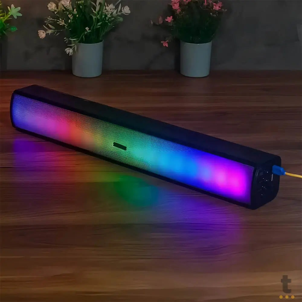 Caixa De Som Soundbar Knup Horus Bluetooth C/ LED RGB - RO834 Truedata