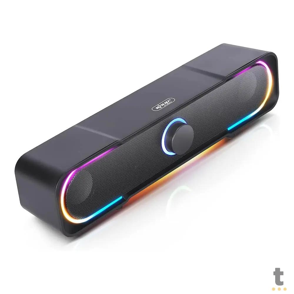 Caixa De Som Soundbar RGB Knup 2.0 USB - KP-RO803 Truedata