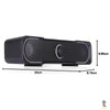 Caixa De Som Soundbar RGB Knup 2.0 USB - KP-RO803 Truedata