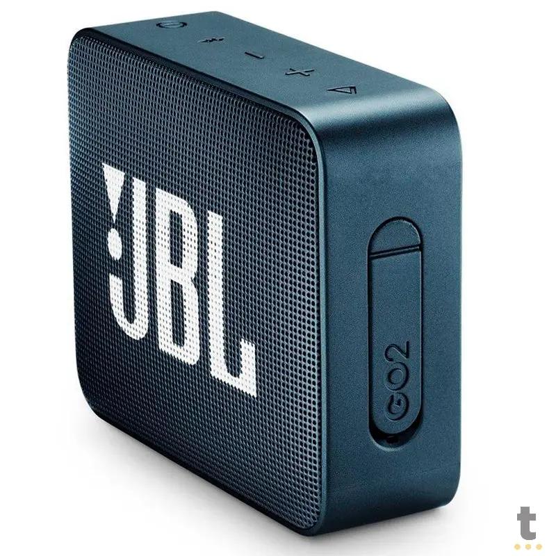 Caixa de Som Bluetooth JBL GO2 3W Navy - JBLGO2NAVY Truedata