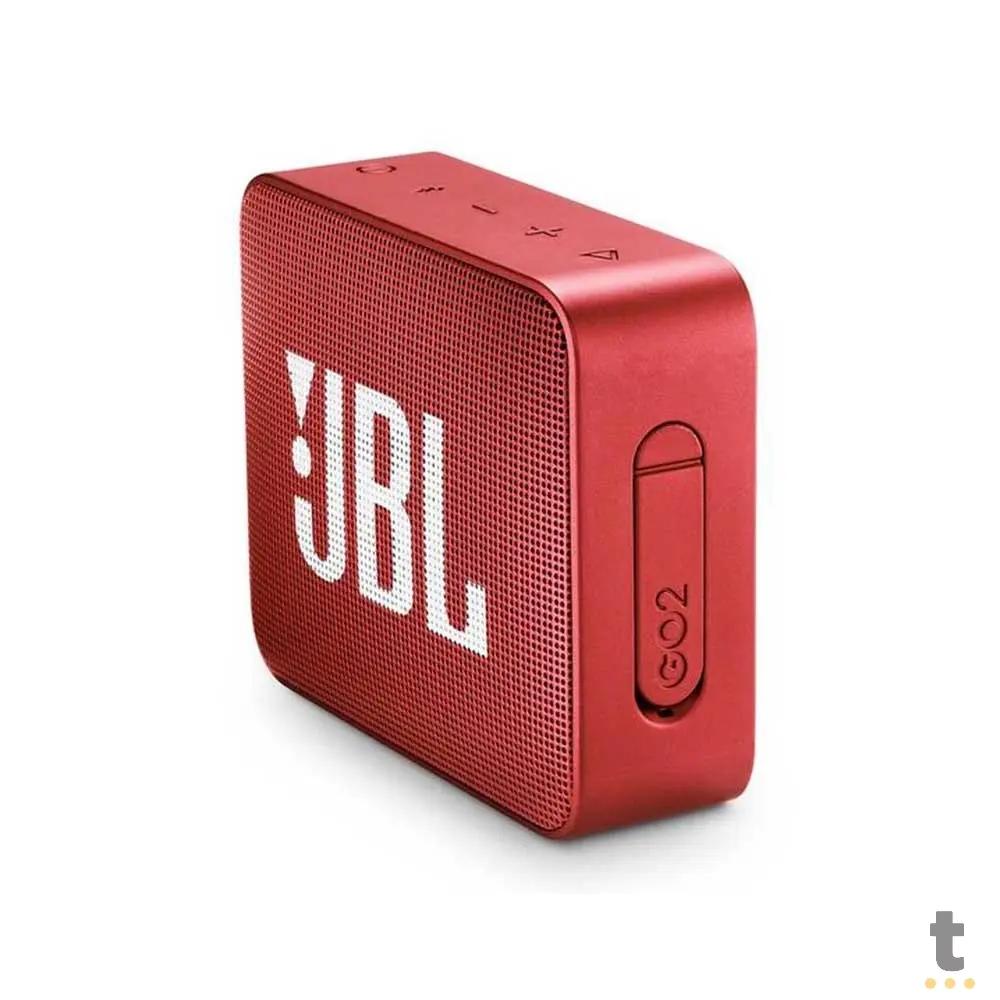 Caixa de Som Bluetooth JBL GO2 3W Vermelho - JBLGO2RED Truedata