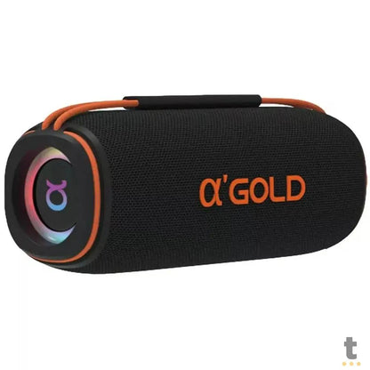Caixa de Som Portátil Bluetooth Bass Boost aGold 60W IPX6  Duração Até 6hrs - SM-07A Truedata