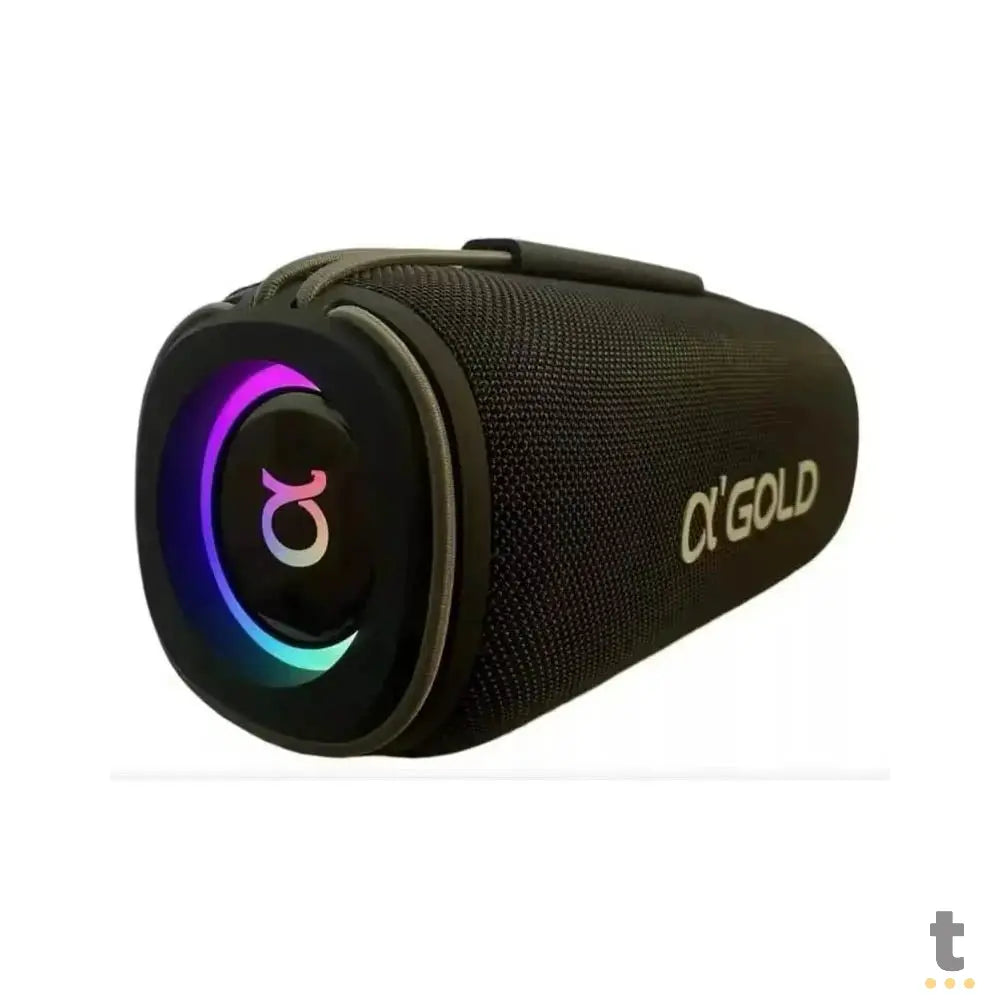 Caixa de Som Portátil Bluetooth Bass Boost aGold 60W IPX6  Duração Até 6hrs - SM-07A Truedata