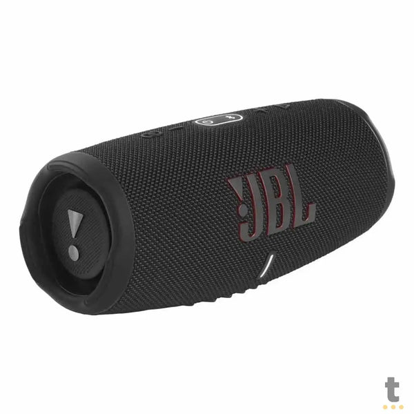 Caixa de Som Portátil Bluetooth JBL Charge 5 Bluetooth Preta - JBLCHARGE5BLK