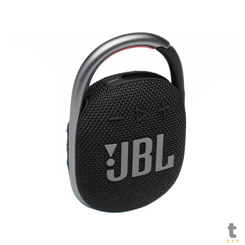 Caixa de Som Portátil Bluetooth JBL Clip 4 5W Preta Truedata