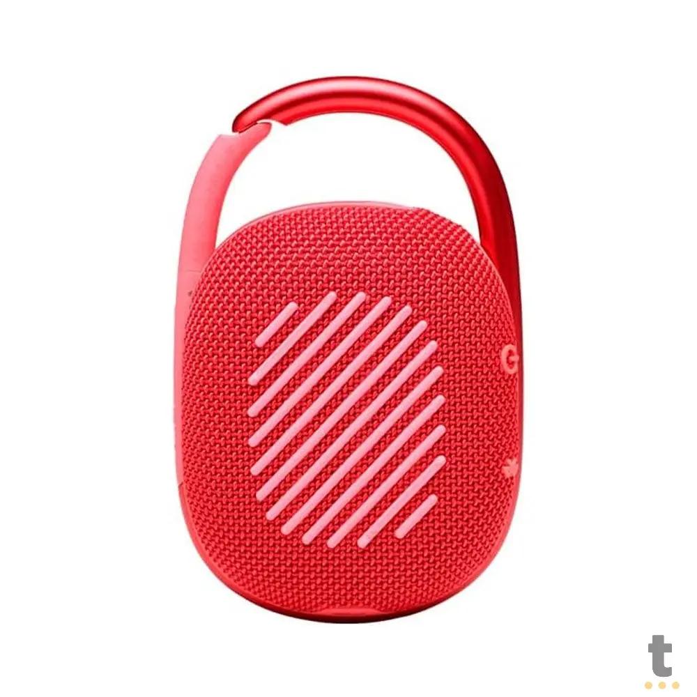 Caixa de Som Portátil Bluetooth JBL Clip 4 5W Vermelha Truedata