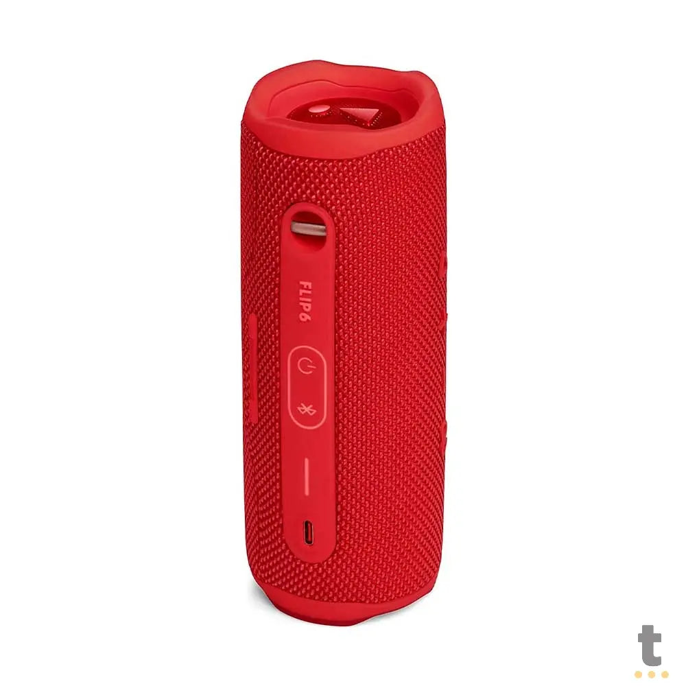 Caixa de Som Portátil Bluetooth JBL Flip 6 20W Vermelha - 25910726 Truedata