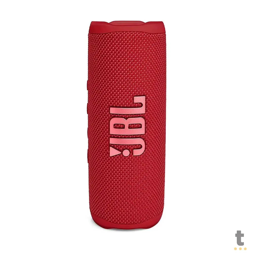 Caixa de Som Portátil Bluetooth JBL Flip 6 20W Vermelha - 25910726 Truedata