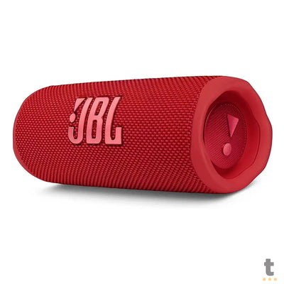 Caixa de Som Portátil Bluetooth JBL Flip 6 20W Vermelha - 25910726