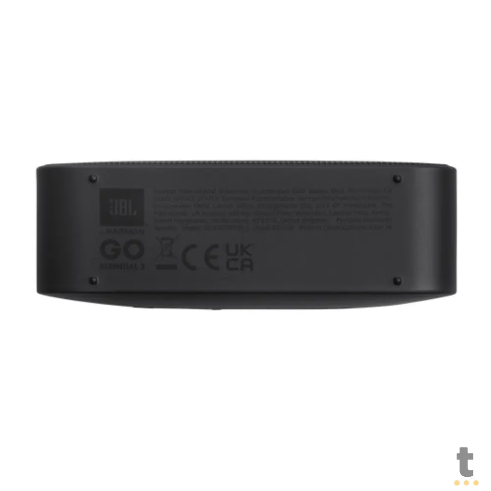 Caixa de Som Portátil Bluetooth JBL GO Essential 2 3.1W Preta - JBLGOES2BLKEU Truedata
