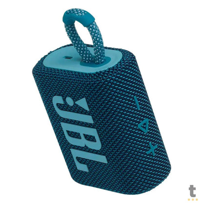 Caixa de Som Portátil Bluetooth JBL GO3 4.2W Azul - 28913274 Truedata