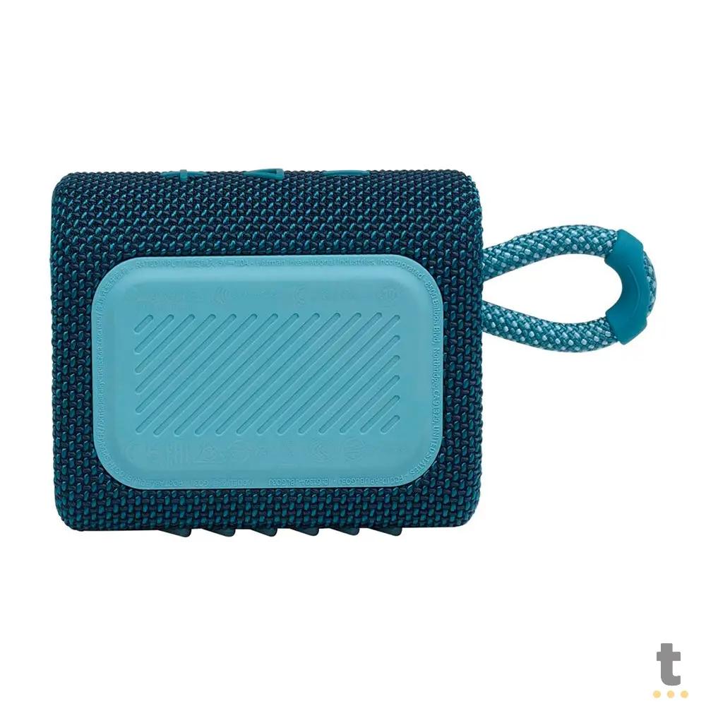 Caixa de Som Portátil Bluetooth JBL GO3 4.2W Azul - 28913274 Truedata