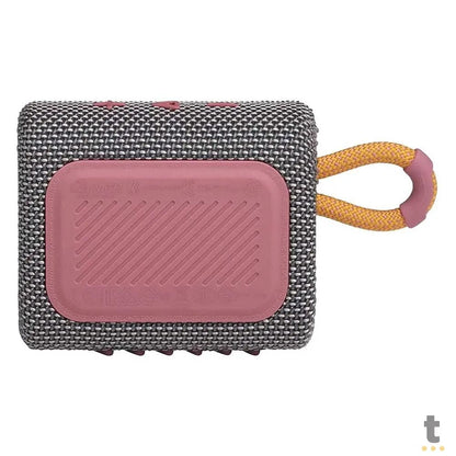 Caixa de Som Portátil Bluetooth JBL GO3 4.2W Cinza - JBLGO3GRY Truedata