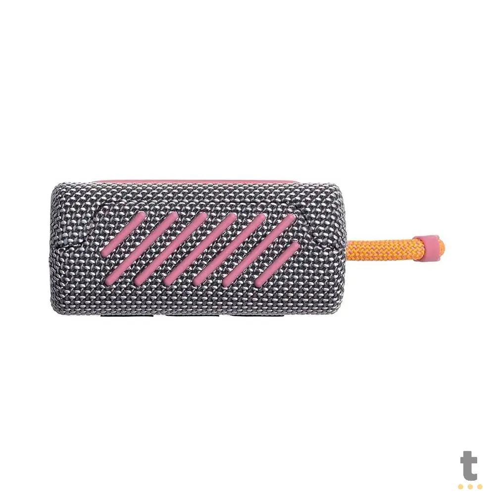 Caixa de Som Portátil Bluetooth JBL GO3 4.2W Cinza - JBLGO3GRY Truedata