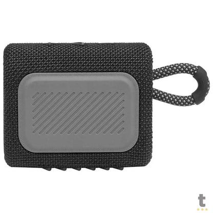 Caixa de Som Portátil Bluetooth JBL GO3 4.2W Preta - JBLGO3BLK Truedata