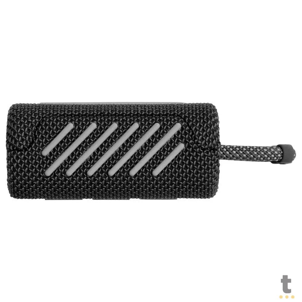 Caixa de Som Portátil Bluetooth JBL GO3 4.2W Preta - JBLGO3BLK Truedata