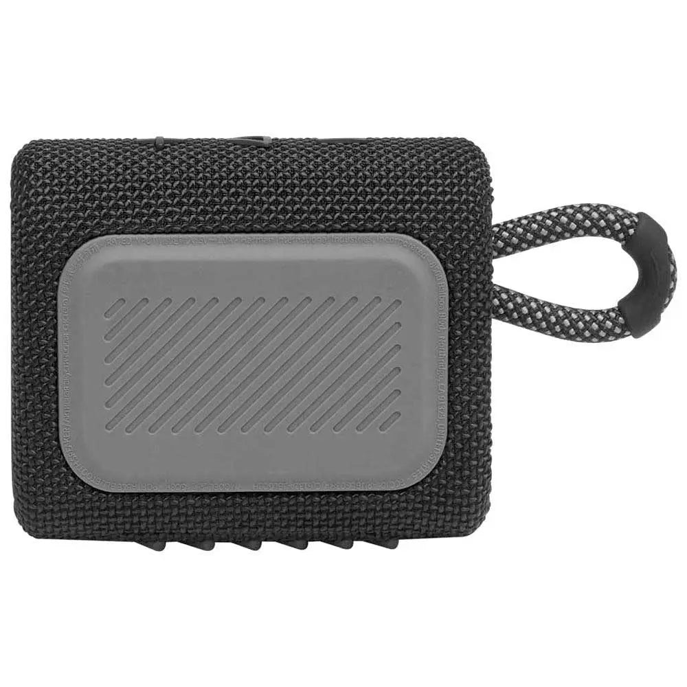 Caixa de Som Portátil Bluetooth JBL GO3 4.2W Preta - JBLGO3BLK Truedata