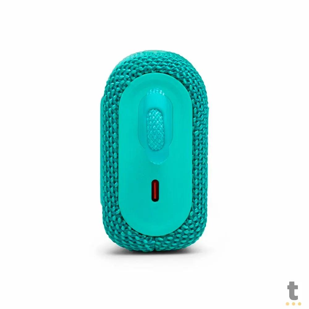 Caixa de Som Portátil Bluetooth JBL GO3 4.2W Verde Azulado Truedata