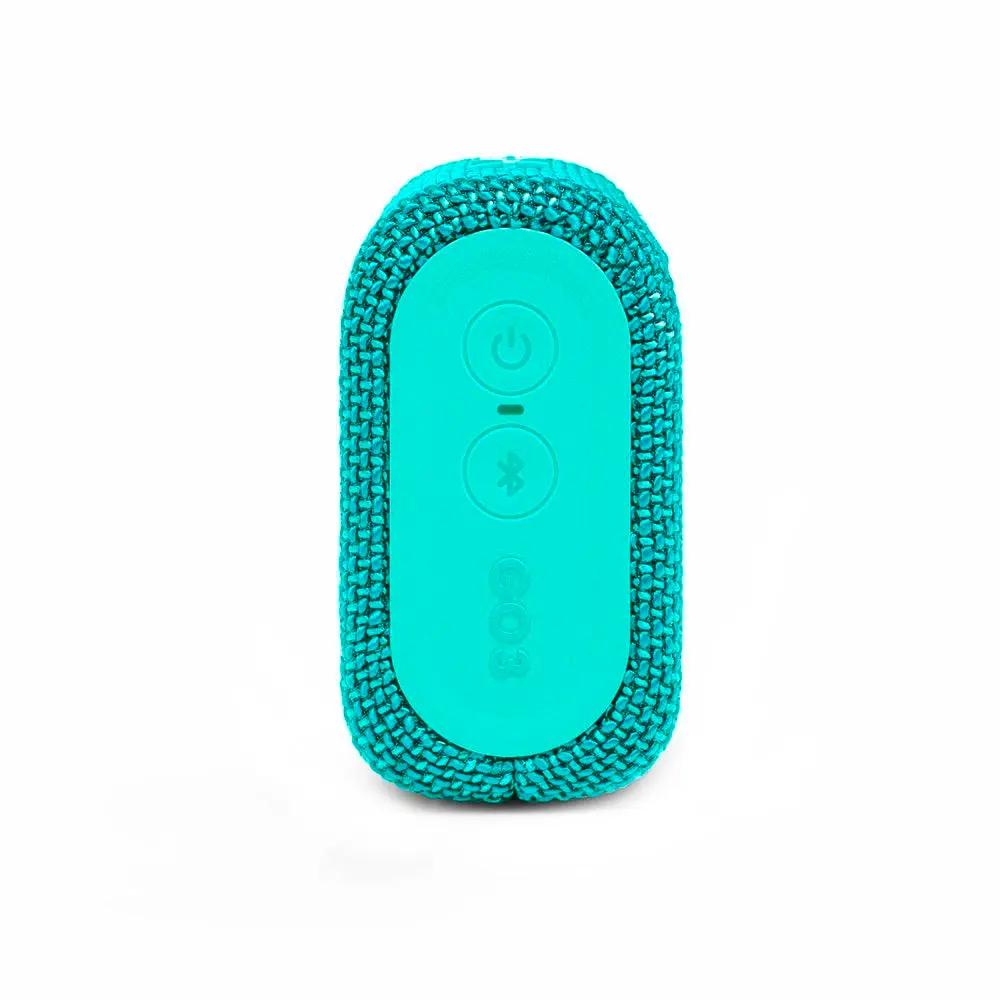 Caixa de Som Portátil Bluetooth JBL GO3 4.2W Verde Azulado Truedata
