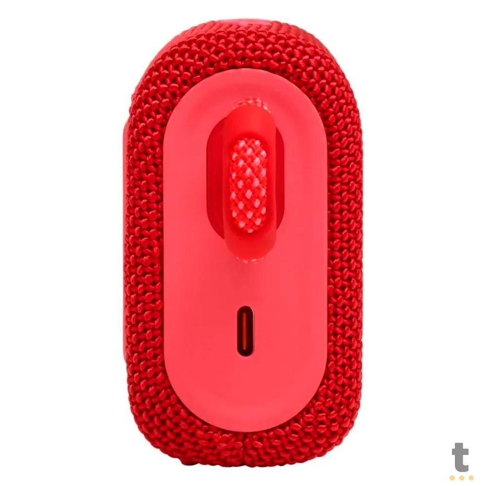 Caixa de Som Portátil Bluetooth JBL GO3 4.2W Vermelha Truedata