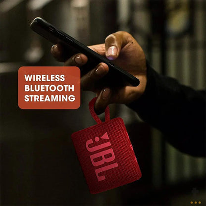 Caixa de Som Portátil Bluetooth JBL GO3 4.2W Vermelha Truedata