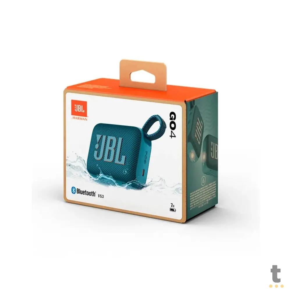Caixa de Som Portátil Bluetooth JBL GO4 4.2W Azul - 2891376129468 Truedata