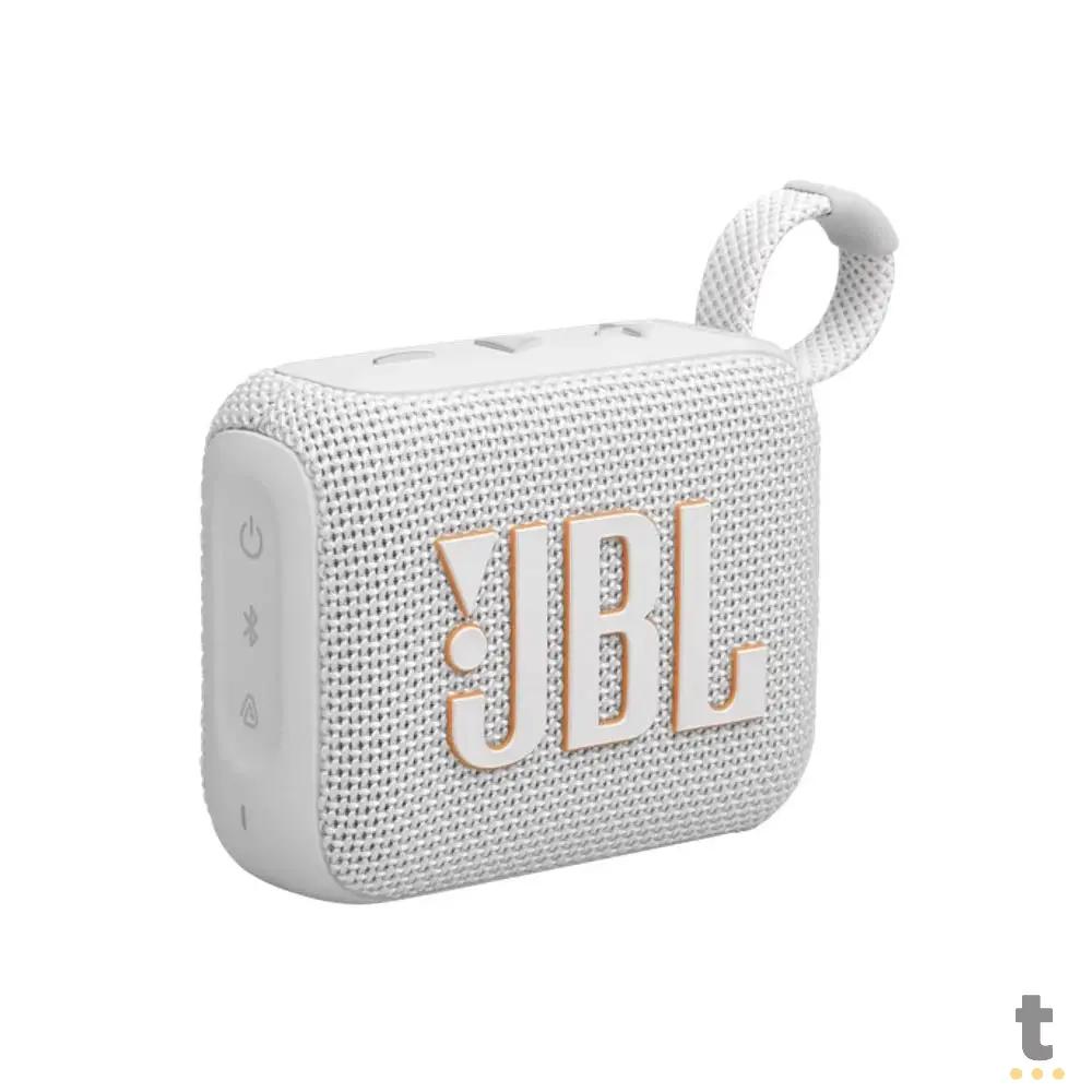 Caixa de Som Portátil Bluetooth JBL GO4 4.2W Branca - 28913762 Truedata