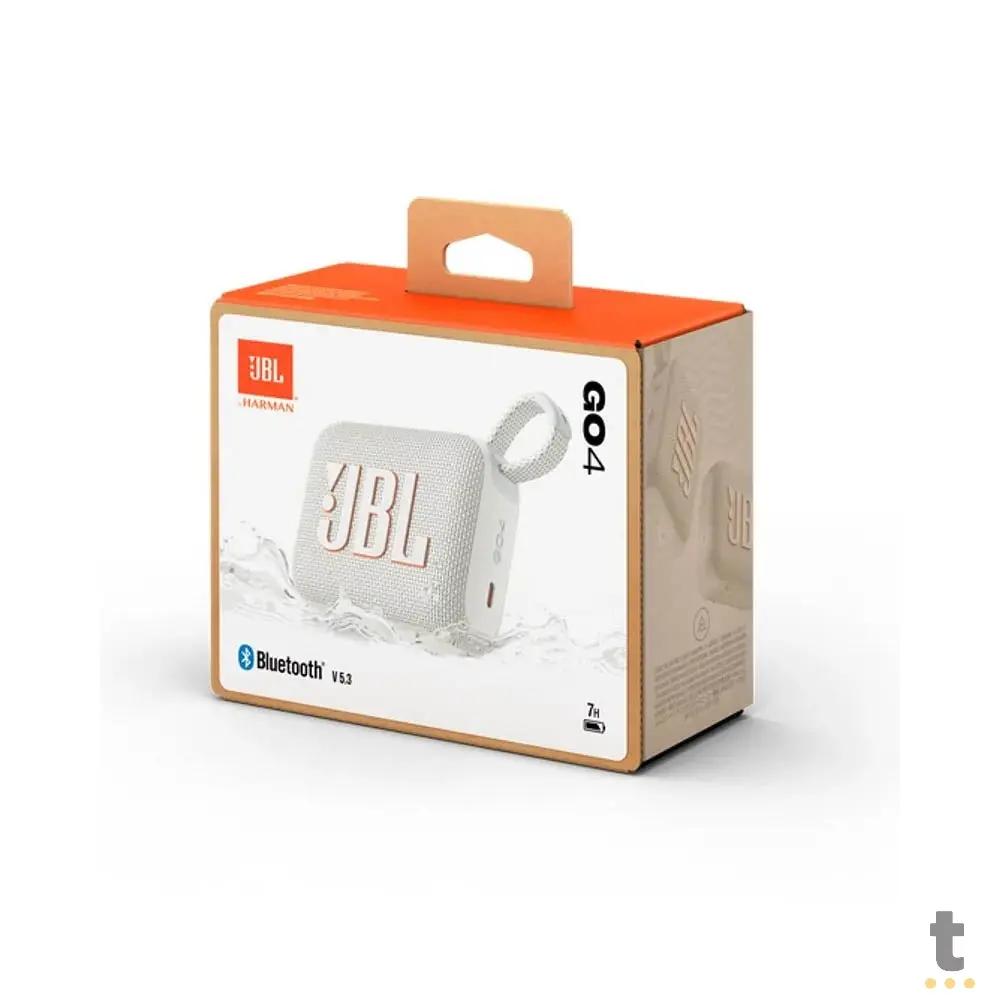 Caixa de Som Portátil Bluetooth JBL GO4 4.2W Branca - 28913762 Truedata