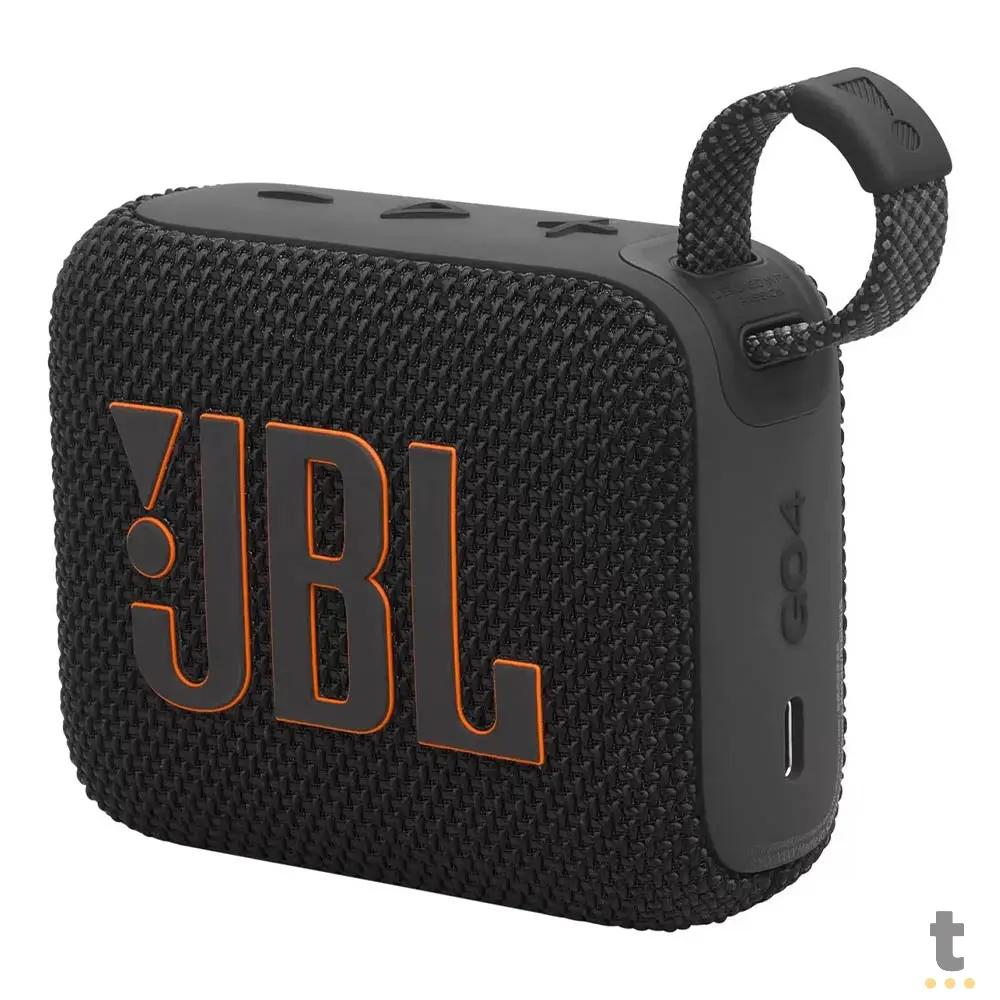 Caixa de Som Portátil Bluetooth JBL GO4 4.2W Preta - 28913760 Truedata