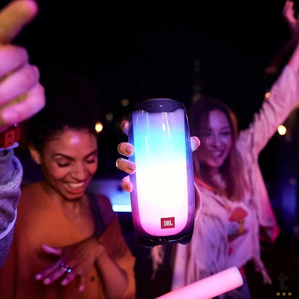 Caixa de Som Portátil Bluetooth JBL Pulse 4 20W Preto Truedata