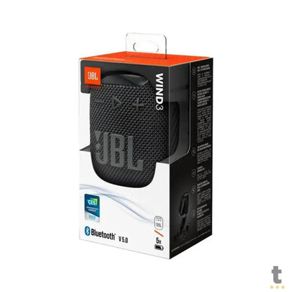 Caixa de Som Portátil Bluetooth JBL Wind 3 5W Preta - 28913718 Truedata