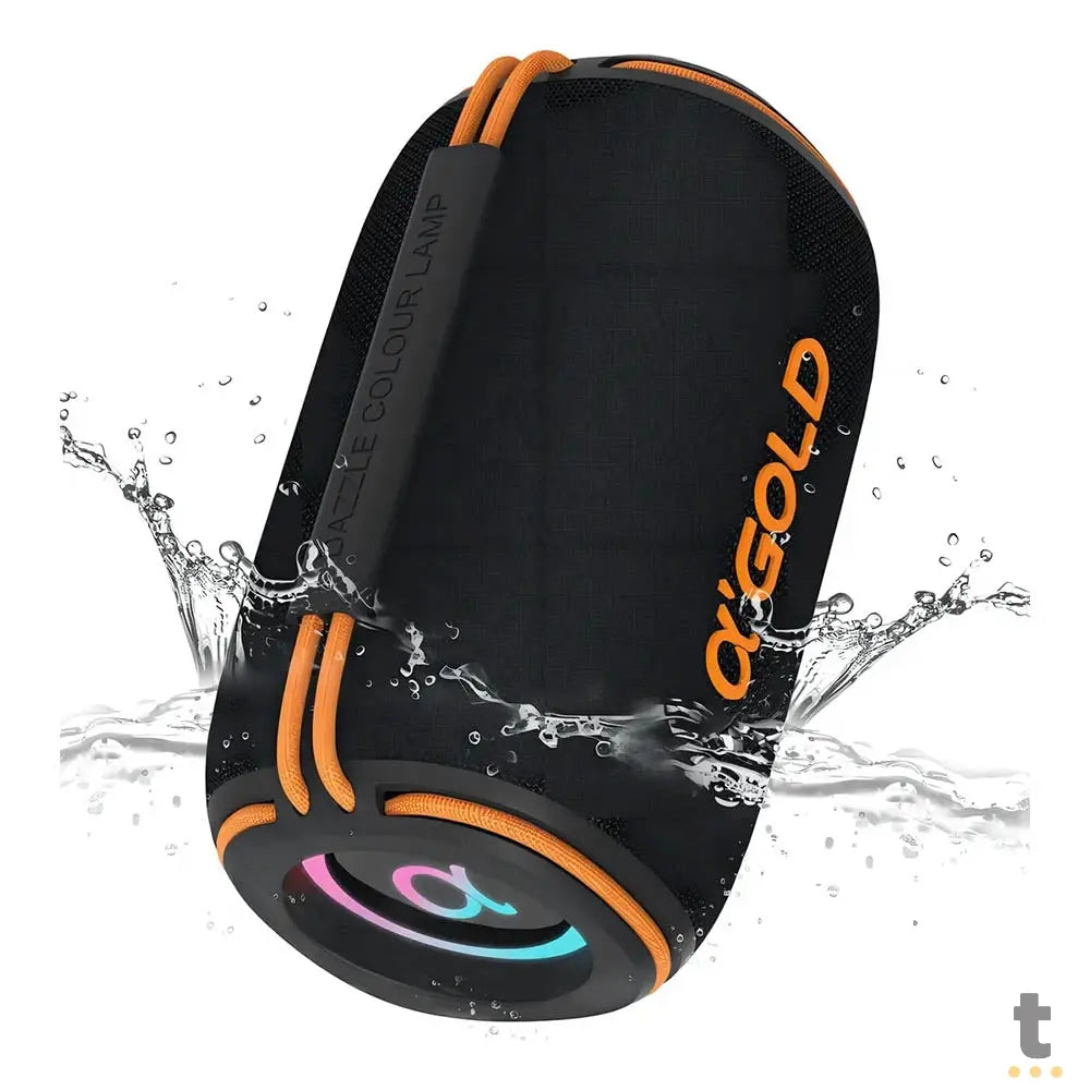 Caixa de Som Portátil Bluetooth aGold 20W IPX6  Duração Até 5hrs - SM-22 Truedata