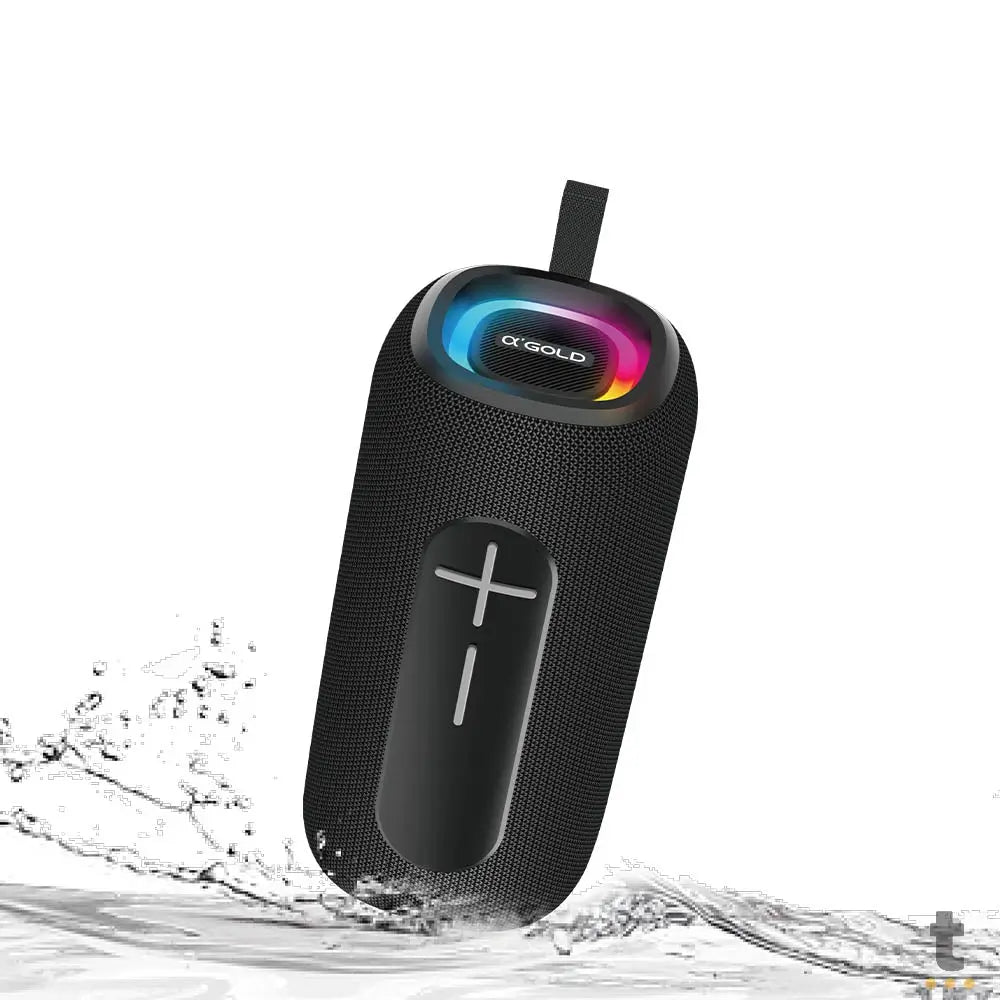 Caixa de Som Portátil Bluetooth aGold 20W IPX6 RGB  - SM-26 Truedata