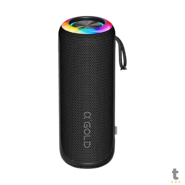 Caixa de Som Portátil Bluetooth aGold Pro Alta Potência 40W IPX6 RGB  - SM-25