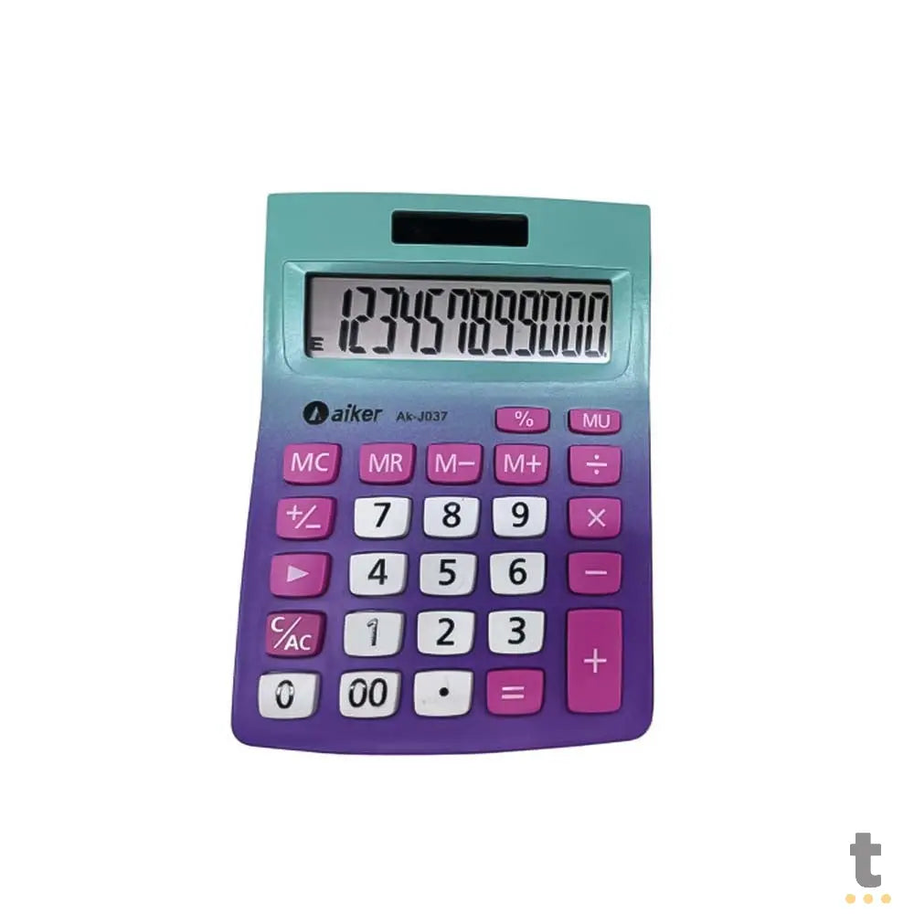 Calculadora De Mesa Aiker 12 Digitos - AK-J037 Truedata