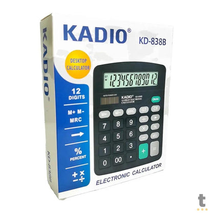 Calculadora De Mesa Kadio 12 Digitos - KD-838B Truedata