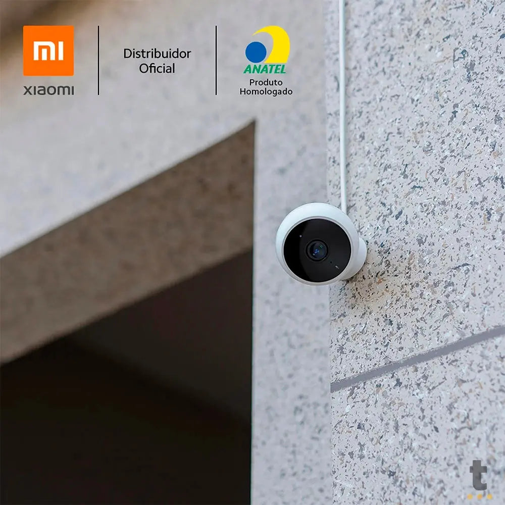 Câmera De Segurança Residencial Wi-fi Xiaomi Full HD Branca Truedata