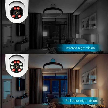 Câmera De Vigilância Ip Durawell Lampada HD Wi-fi Branca - 8177QJ Truedata