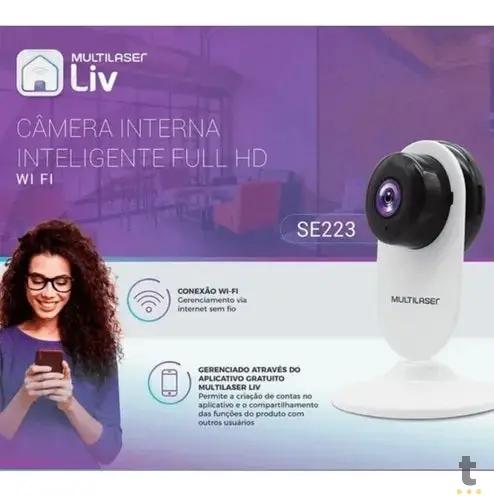 Câmera De Vigilância Wi-fi Interna Ip Multilaser Full HD - SE223 Truedata