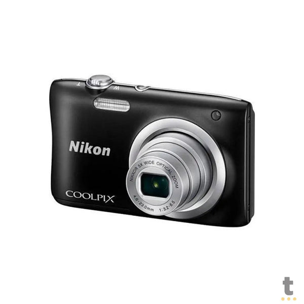 Camera Digital Nikon Coolpix A100 20.1mp 5x Optical Zoom - Preto