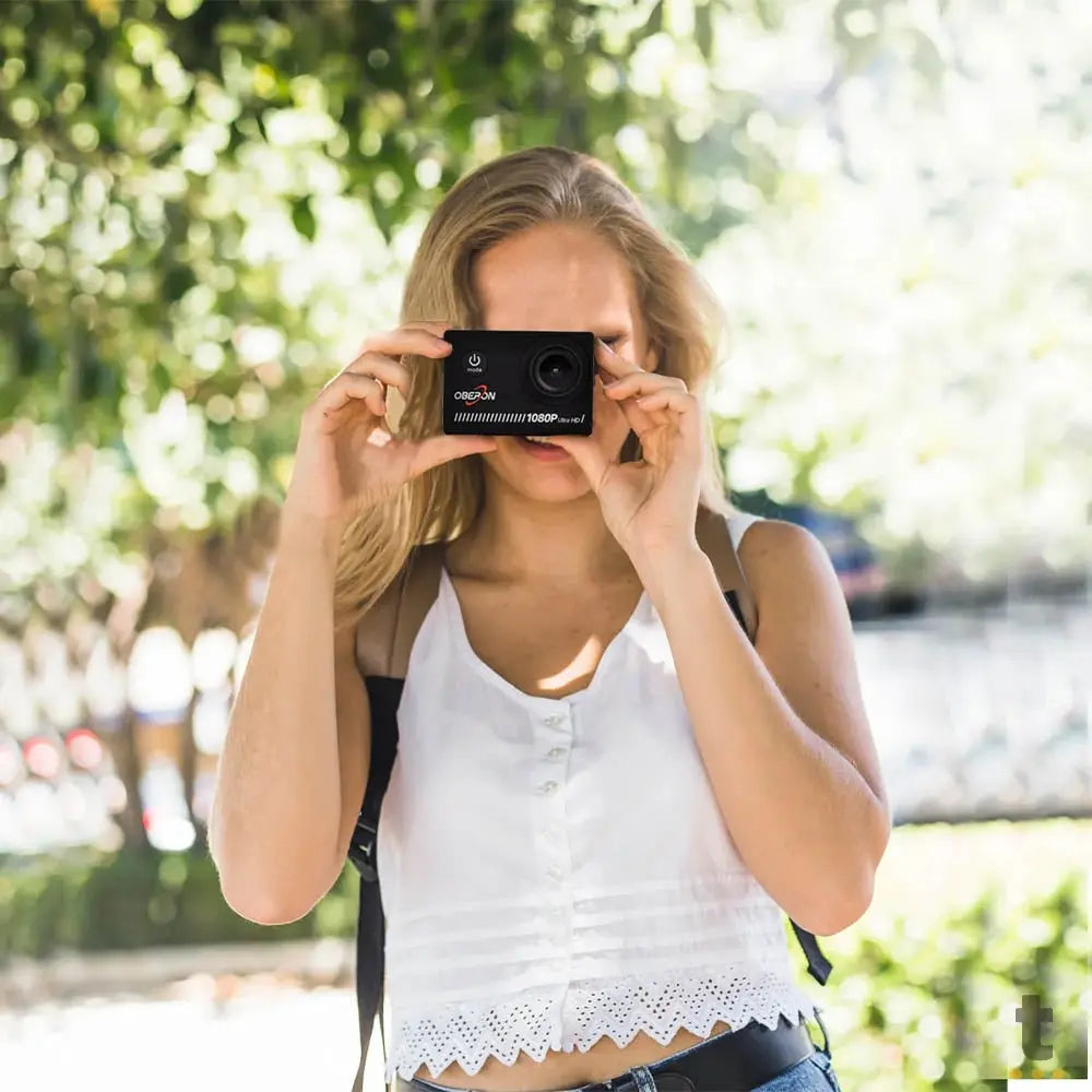 Camera de Ação Digital Hd 1080p 30Fps Angulo 120 Visor 2.0 Oberon - OR-CF1001 Truedata