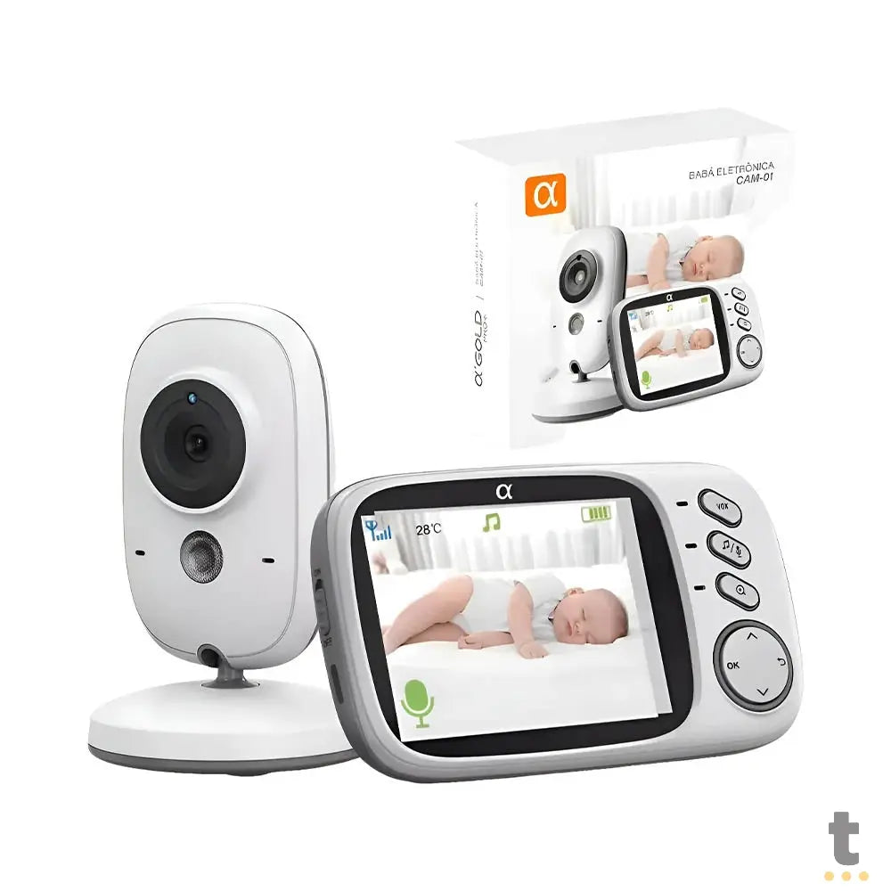 Câmera de Monitoramento Babá Eletrônica aGold - CAM-01 Truedata