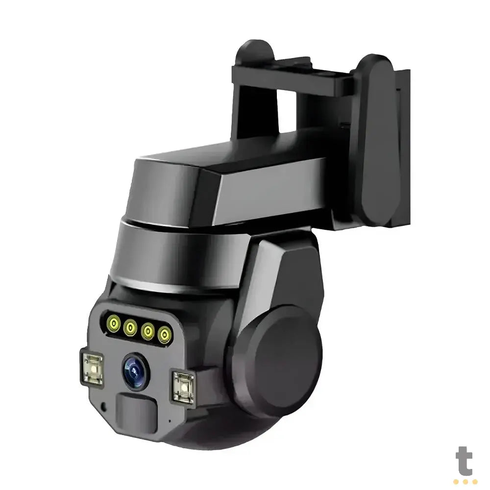 Camera de Segurança 360 Graus PTZ C/ Audio Ipega Wi-fi Full HD C/ Led Preta - KP-CA208 Truedata