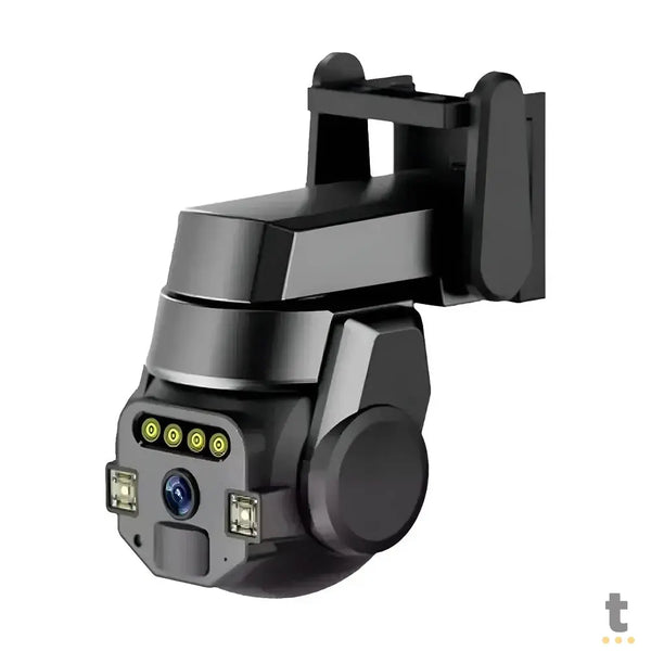 Camera de Segurança 360 Graus PTZ C/ Audio Ipega Wi-fi Full HD C/ Led Preta - KP-CA208